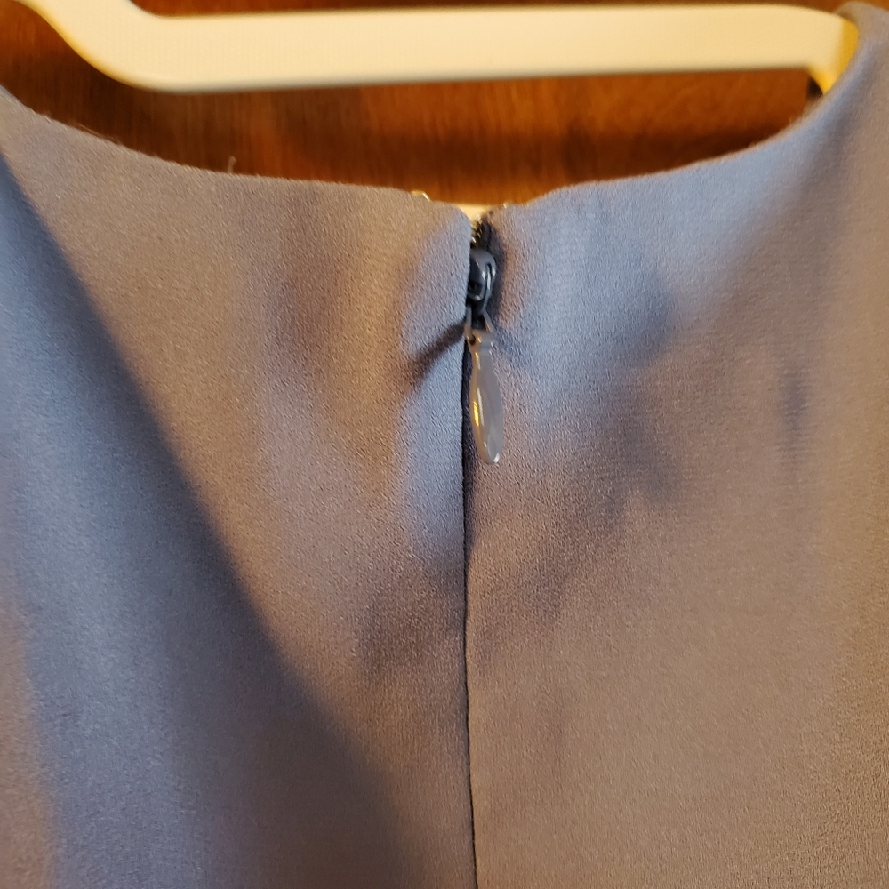 BCBGMAXAZRIA Ruffled Mini Dress in Periwinkle Size 4 - Picture 11 of 14